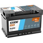 Exide 100 Start Stop EFB Car Battery 65Ah EL652